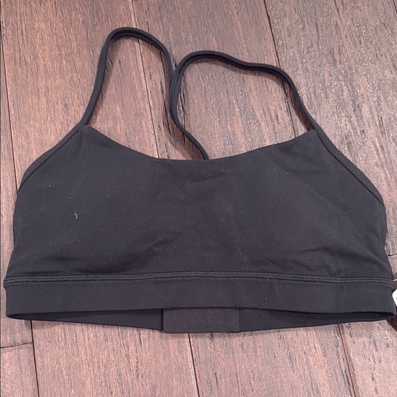 Black Lulu Lemon Sports Bra - Picture 1 of 5
